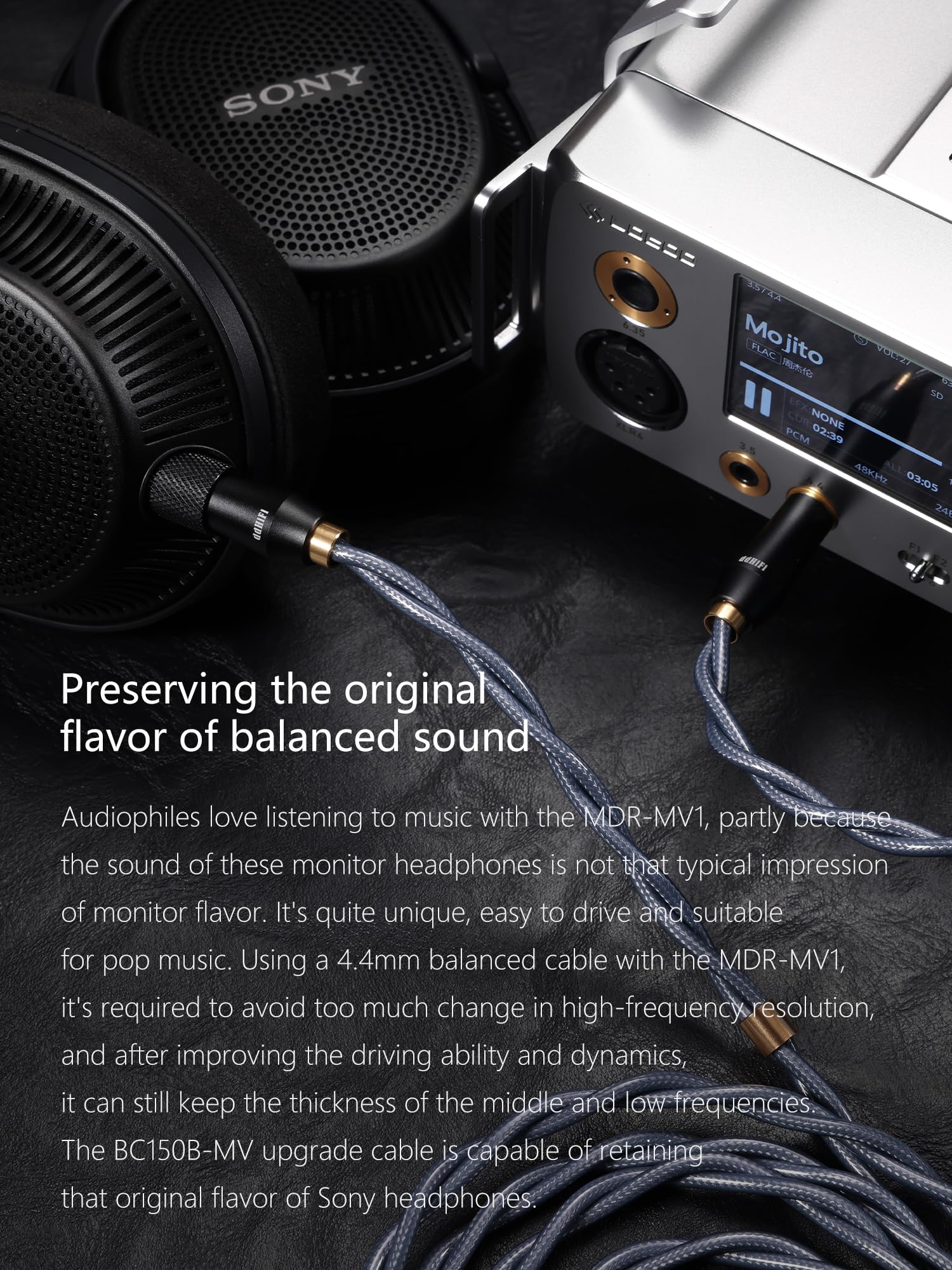 Amazon | ddHiFi BC150B-MV 145cm シールド シルバー ヘッドフォン